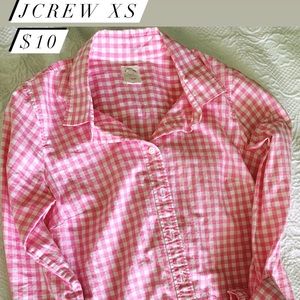 Jcrew button down gingham